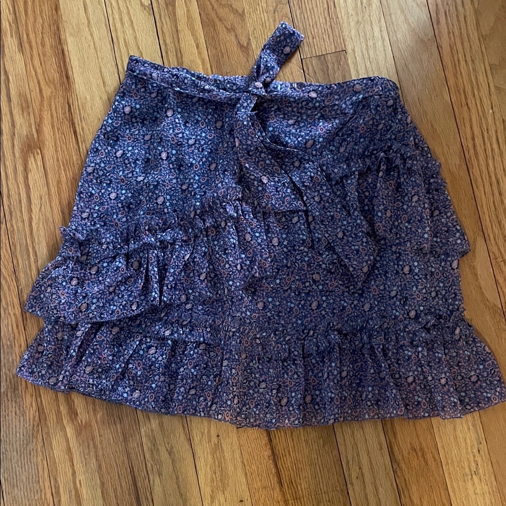 Floral Ruffle Skirt